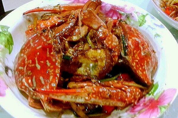 香葱花蟹