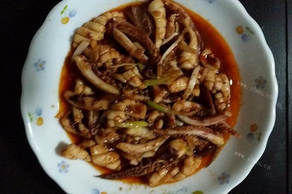 蒜蓉辣酱炒鱿鱼