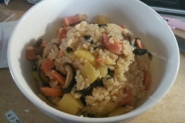 香菇什锦饭（电饭煲食谱）