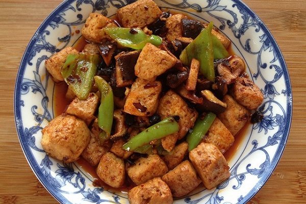 干煎辣豆腐