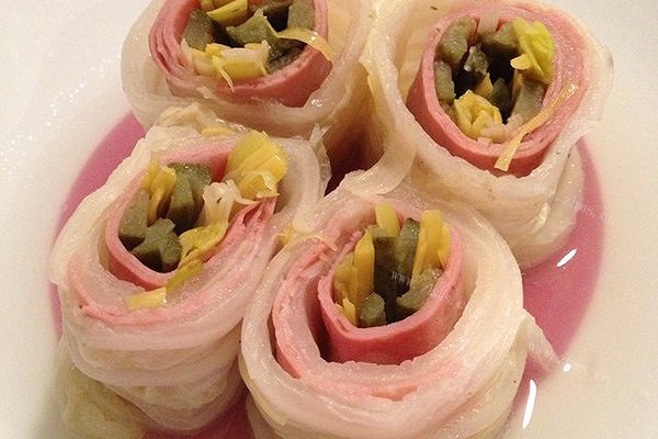 白菜培根卷