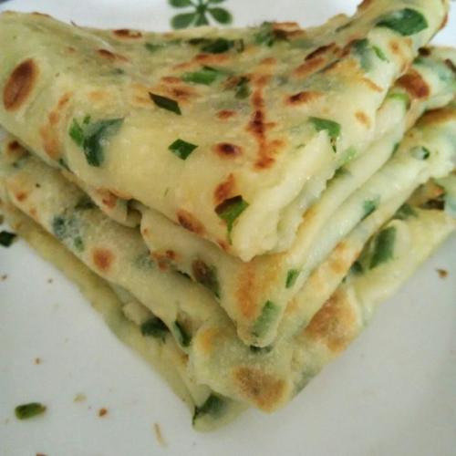 外婆教我做韭菜鸡蛋饼