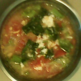 家庭版芥菜西红柿汤