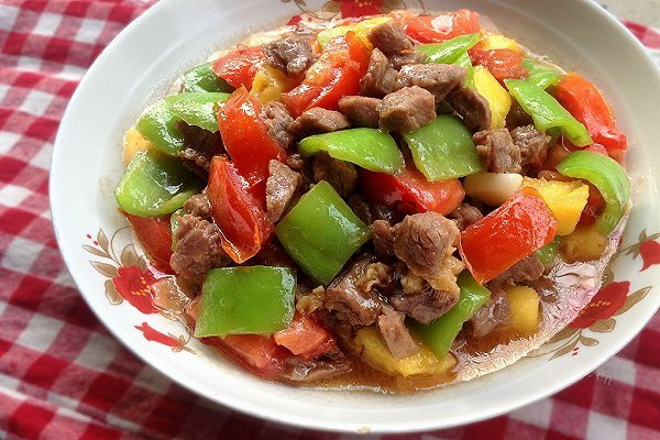 美味爆炒牛肉粒