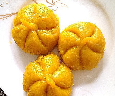 蒸南瓜饼