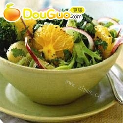青花菜柳橙沙拉