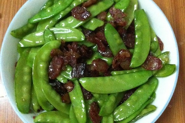 美味腊味荷兰豆