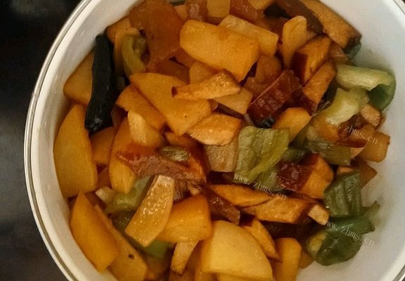 肉皮青椒土豆冻