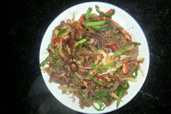 炒牛肉丝