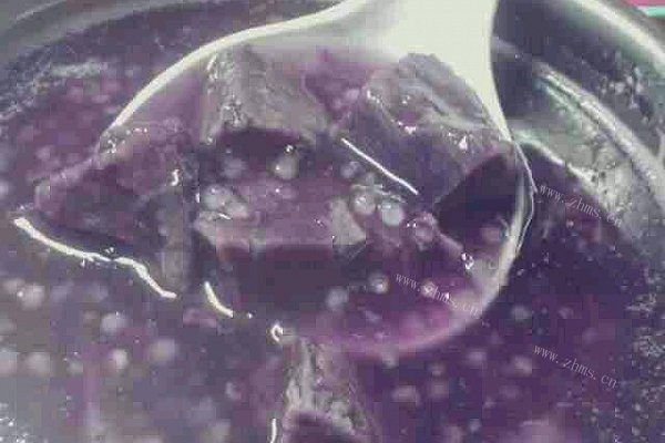 迷情紫薯西米露糖水