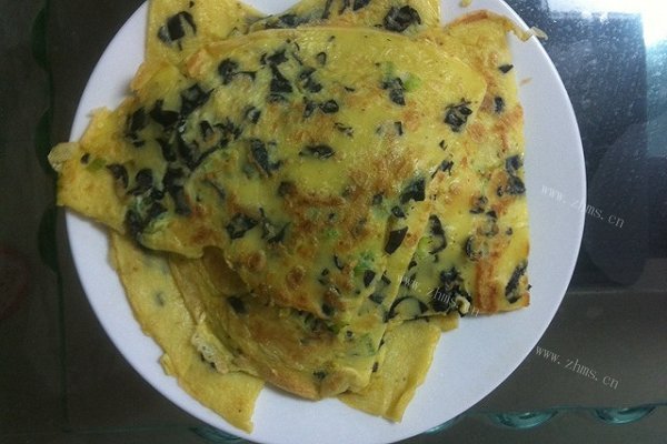 木耳鸡蛋饼