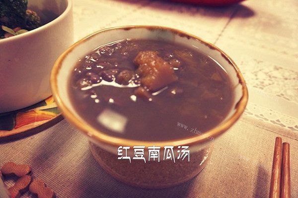 自制南瓜红豆汤