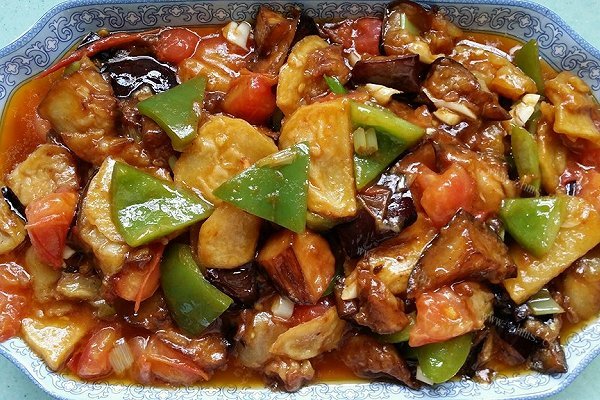 烧茄子（类似地三鲜）