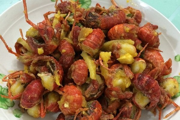 咸蛋黄焗小龙虾