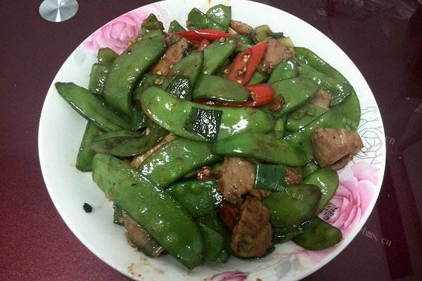 自制四季豆炒肉