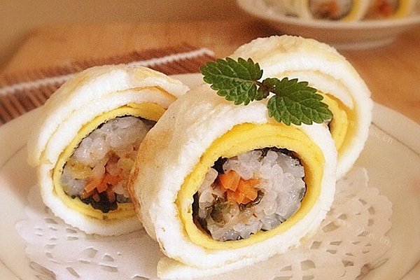 双色蛋皮卷