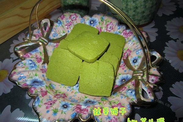 自制抹茶饼干