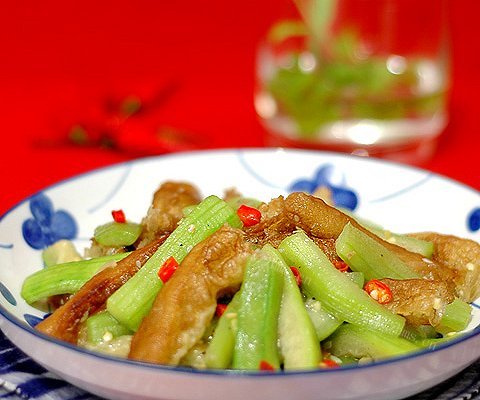 油条炒丝瓜