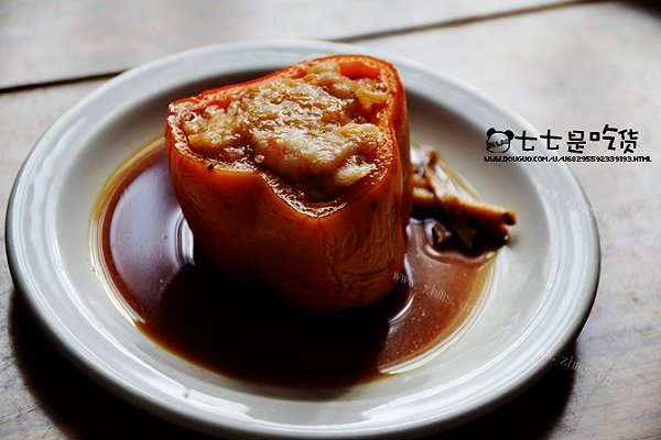 自制虾膏彩椒盅