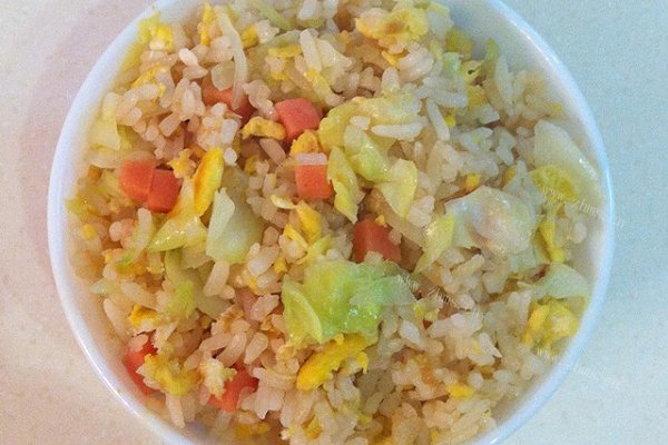 包菜炒饭