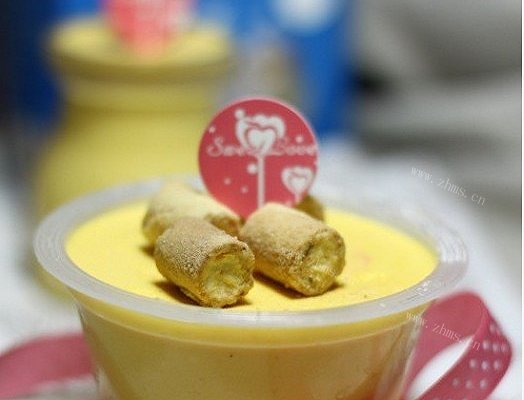 可爱点心：南瓜乳酪慕斯小蛋糕