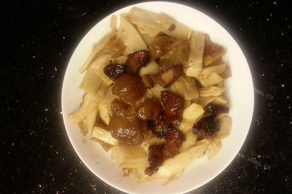 麻笋炒广式腊肉