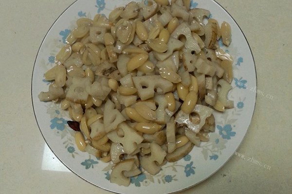 莲藕花生咸菜