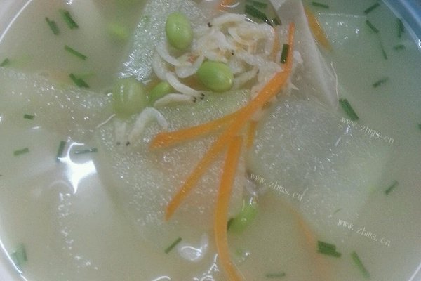 美味蘑菇虾皮冬瓜汤