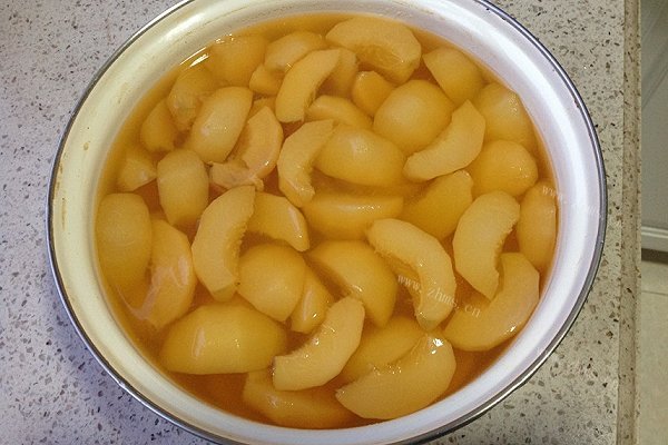 桃罐头的做法
