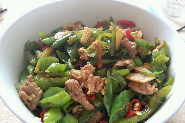 正宗的湖南青椒炒肉