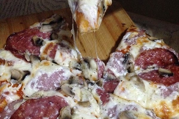培根腌肉pizza