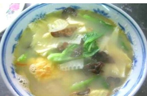 香浓的木耳鸡蛋汤