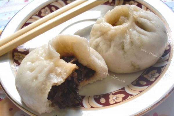 自制菜包子