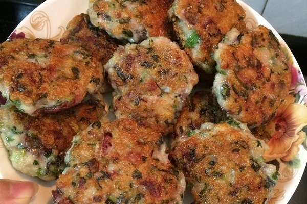 香脆煎鱼饼