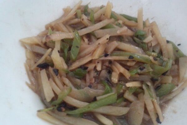 家常素炒土豆丝