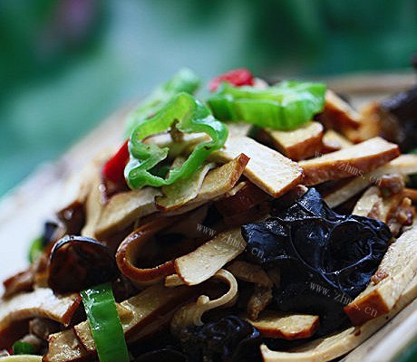 青椒肉丝炒香干