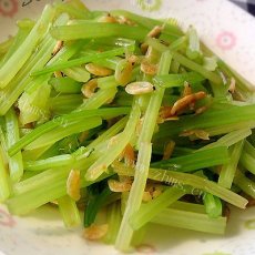 日常虾米拌芹菜