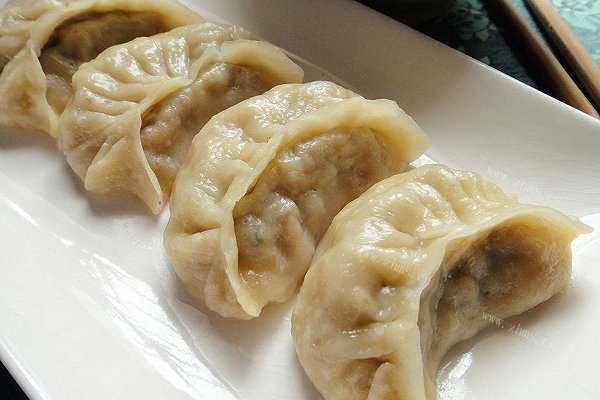 山寨老边饺子-牛肉油渣蒸饺