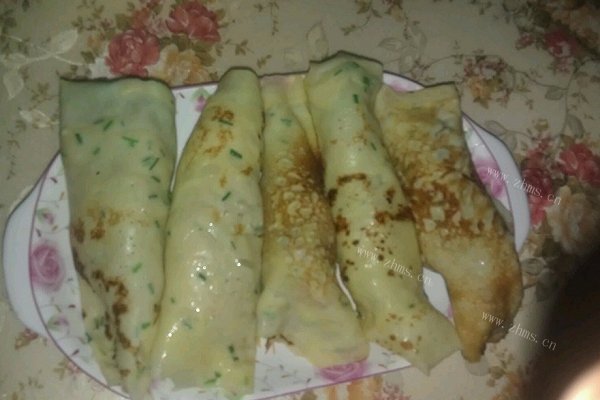 牛奶鸡蛋卷饼