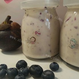 山竹蓝莓酸奶