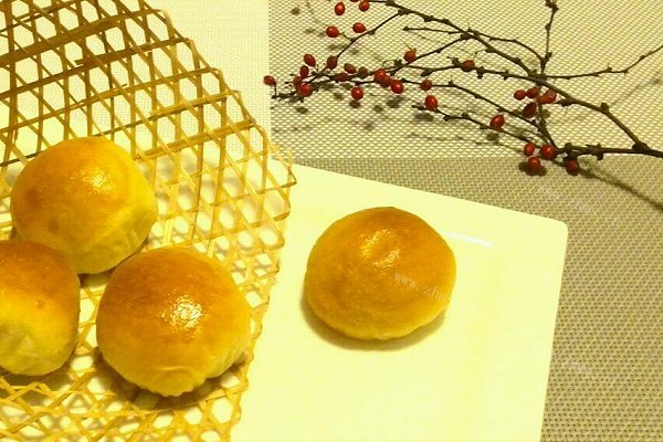 巧克力豆沙小面包