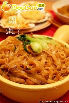 家常菜干炒牛河
