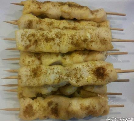 新疆烤鸡肉串