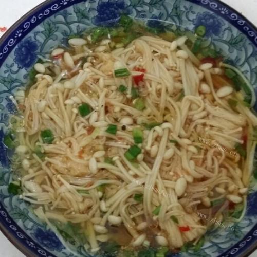 易做的凉拌金针菇