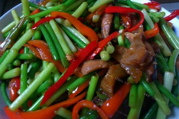 家常咸肉蒜苔
