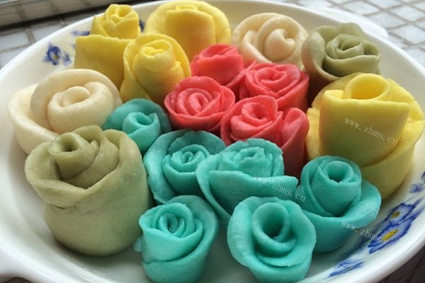 玫瑰花馒头（入门级）
