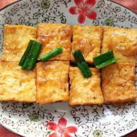 蒜香黄金豆腐