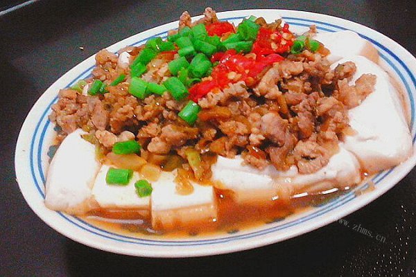 肉末蒸豆腐