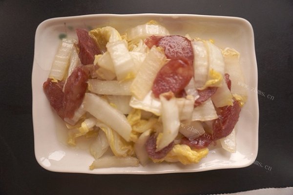 家常腊肠白菜（新手必备）