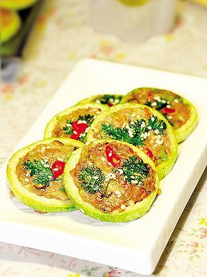 西葫芦肉饼
